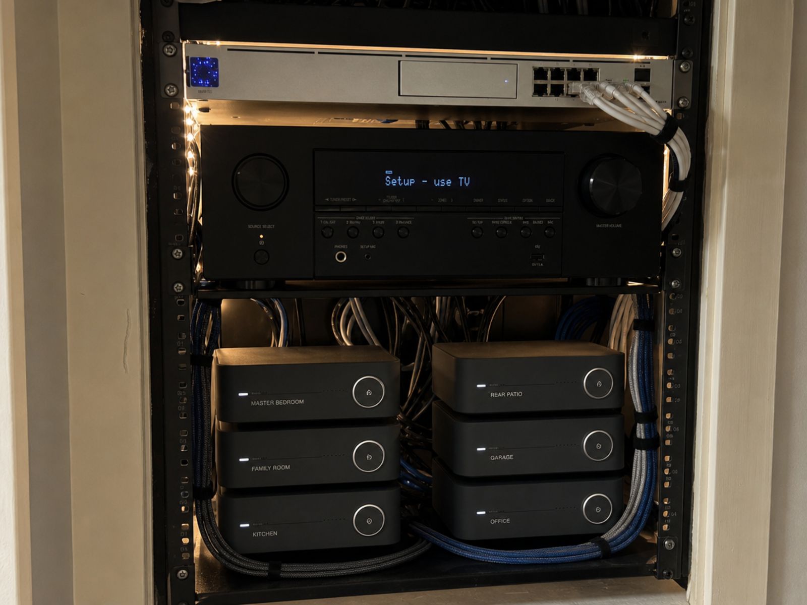 Network equipment rack