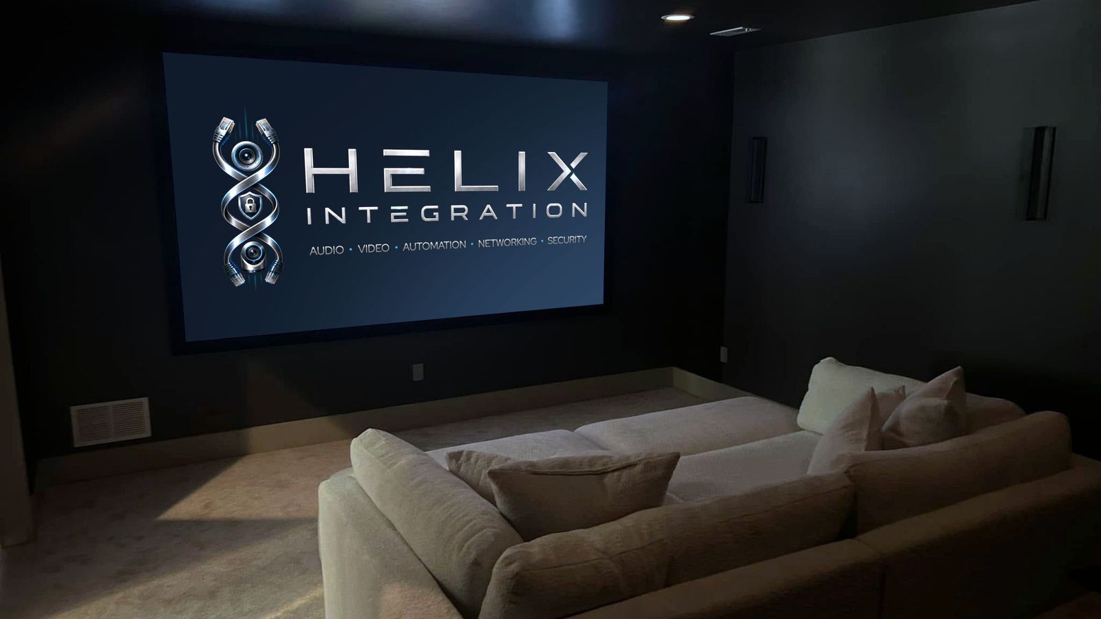 Dedicated home theater installed by Helix Integration